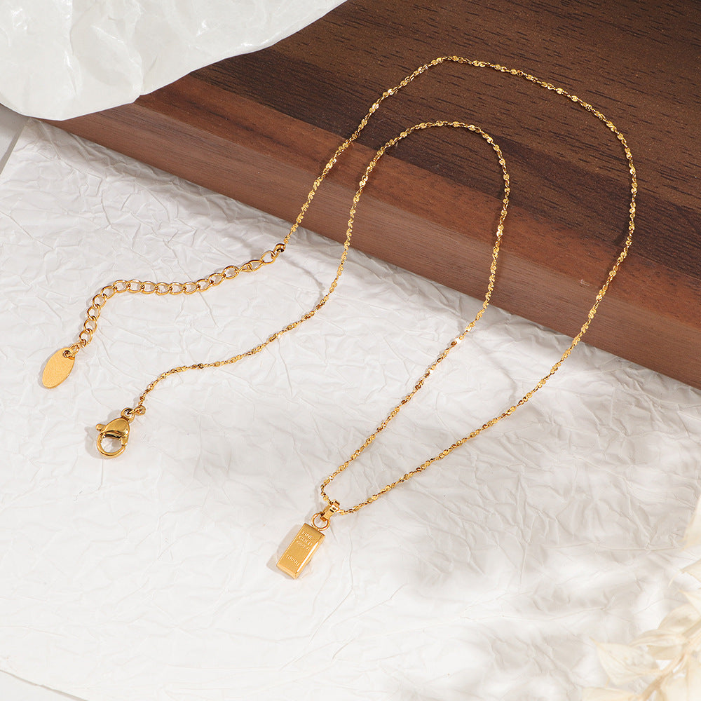 Damen elegante Kette mit minimalistischen Anhängern Shop Nory