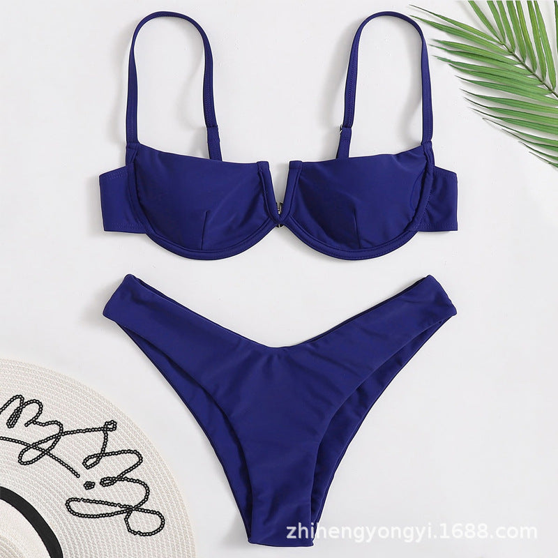 Damen Push-Up Bikini mit elegantem Bügeldesign