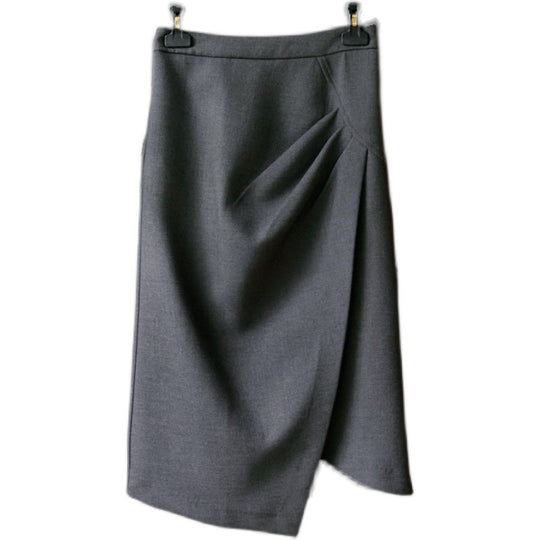 Damen Eleganter Faltenrock mit asymmetrischem Design Shop Nory