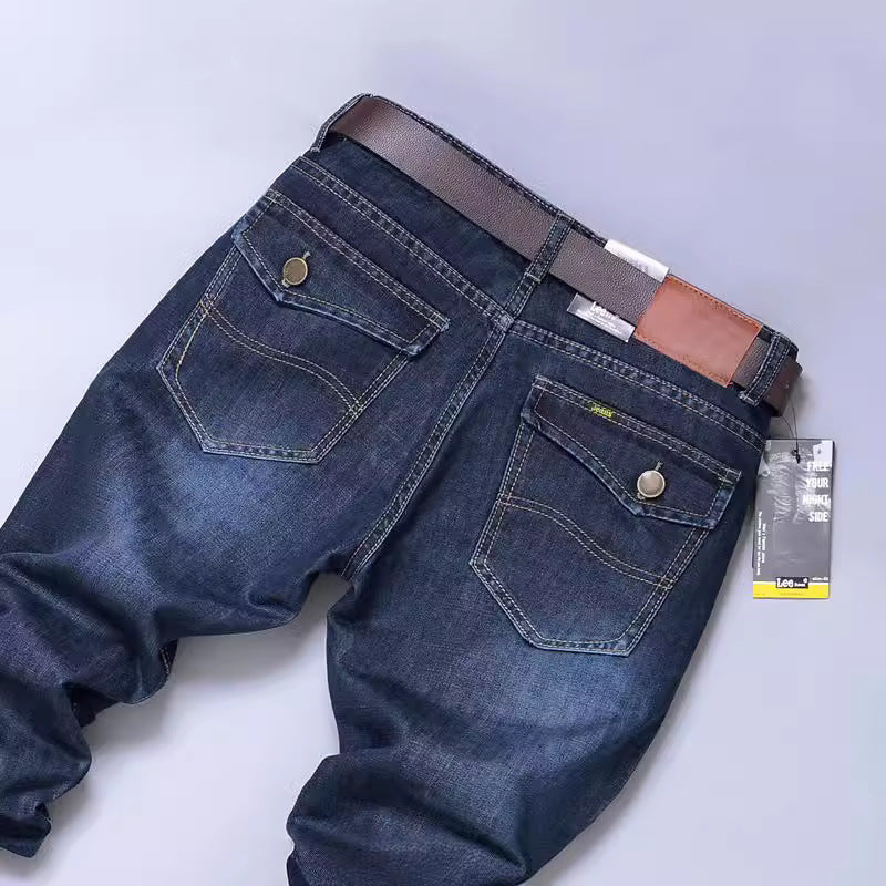 Herren Slim-Fit Jeans mit elastischem Bund und hohem Tragekomfort