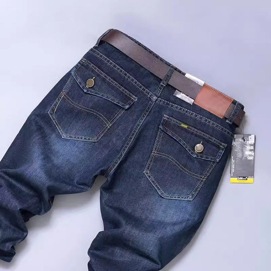 Herren Slim-Fit Jeans mit elastischem Bund und hohem Tragekomfort