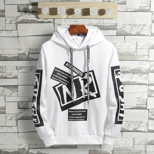 Herren Hoodie mit modernem Druck Shop Nory