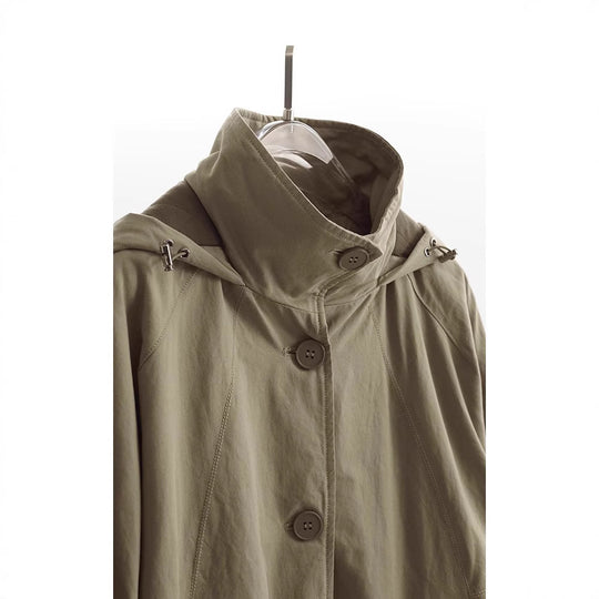 Damen Modische Übergangsjacke mit abnehmbarer Kapuze Shop Nory