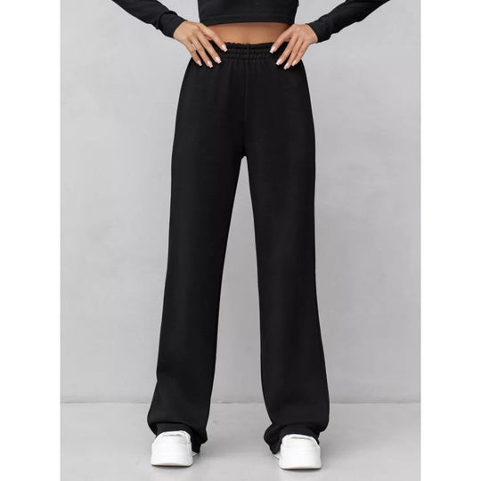 Damen nan fließende Palazzo-Loungehose mit extra weitem Bein elastischem Komfortbund und dezenten Eingrifftaschen Shop Nory