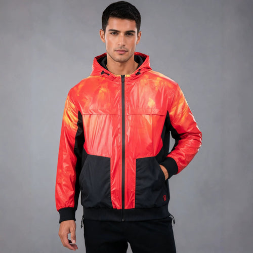 Herren Trendige Sportjacke mit Kapuze
