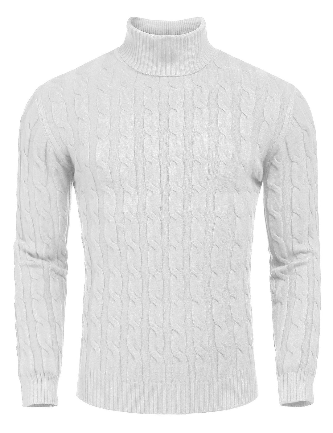 Herren Feinstrickpullover mit hohem Kragen