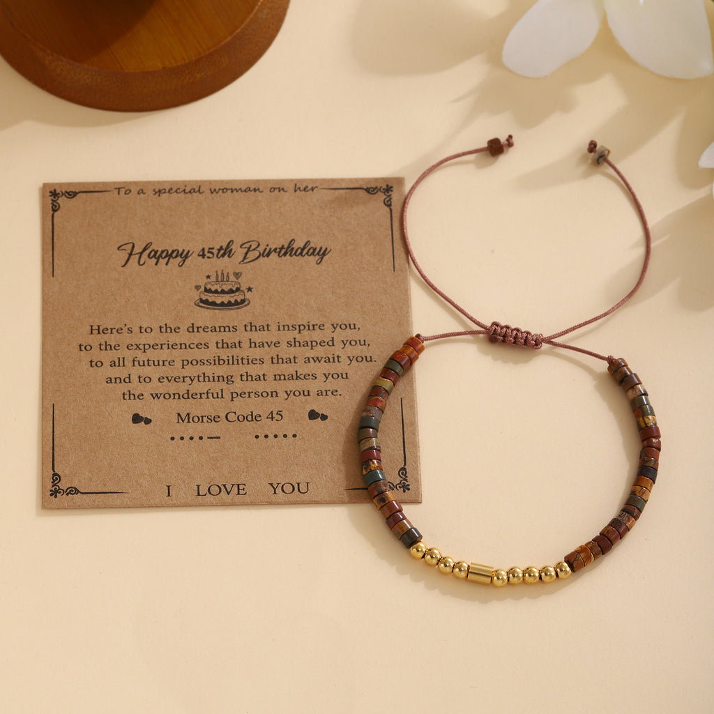 Damen Morse-Code Armband Shop Nory