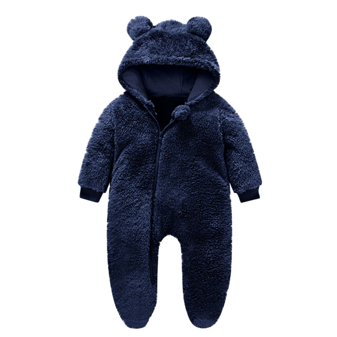 Kleinkind Fleece Overall mit Bärenohren