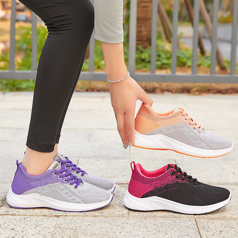 Damen nan nahtloser Strick-Fitnesssneaker mit ergonomischem Fersenhalt, flexibler Zehenkappe und reaktiver EVA-Dämpfung Shop Nory