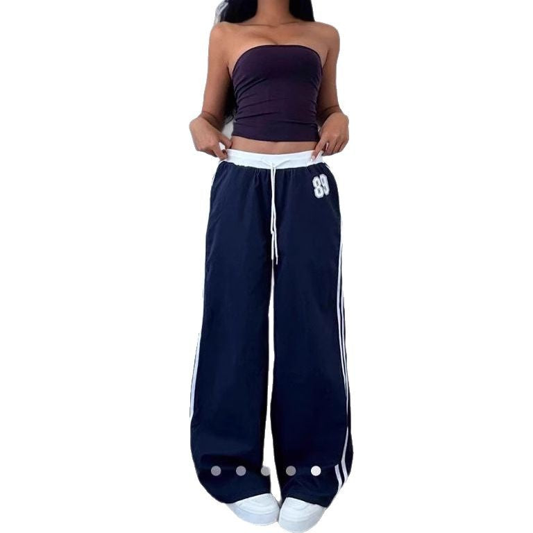 Damen Sportliche Jogginghose mit seitlichen Streifen