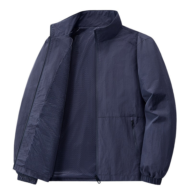 Herren Leichte Freizeitjacke mit schmalem Kragen Shop Nory