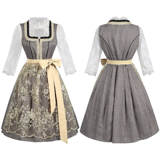 Damen nan Bouclé Top mit quadratischem Ausschnitt Goldborte und Rüschenkante Shop Nory