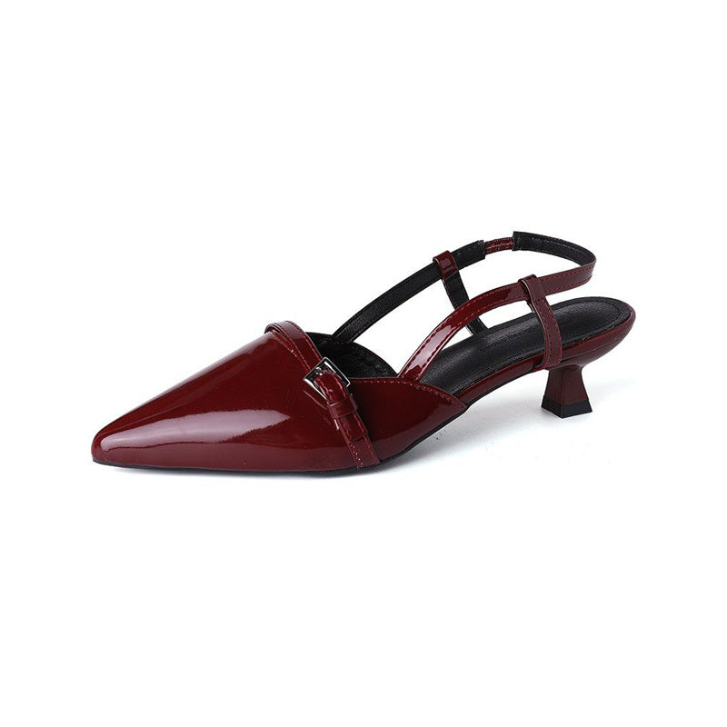 Damen Slingback-Pumps mit elegantem spitzen Design und verstellbaren Riemchen