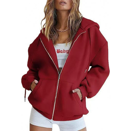 Damen Oversized Kapuzenjacke Shop Nory