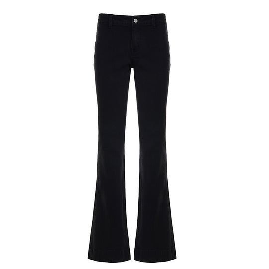 Damen nan ausgestellte Highwaist‑Schlaghose mit figurformender Taillenführung und weitem Bein Shop Nory