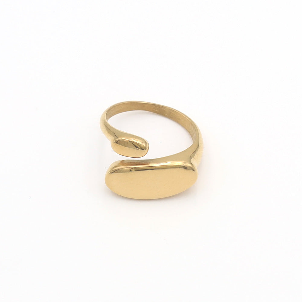 Damen Eleganter offener Ring aus hochwertigem Gold Shop Nory