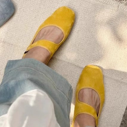 Damen Komfortable Ballerinas mit eleganten Cut-Outs Shopnory