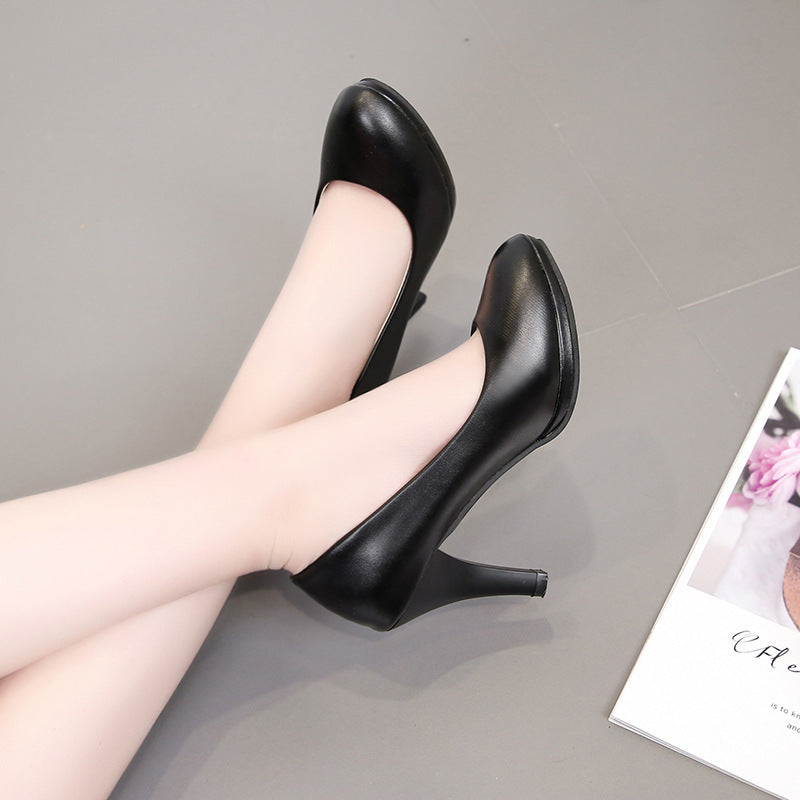 Damen klassische Pumps mit elegantem Blockabsatz und komfortabler Innenpolsterung