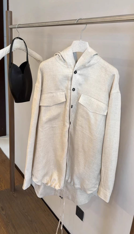 Damen Leichte Übergangsjacke mit Kapuze Shop Nory