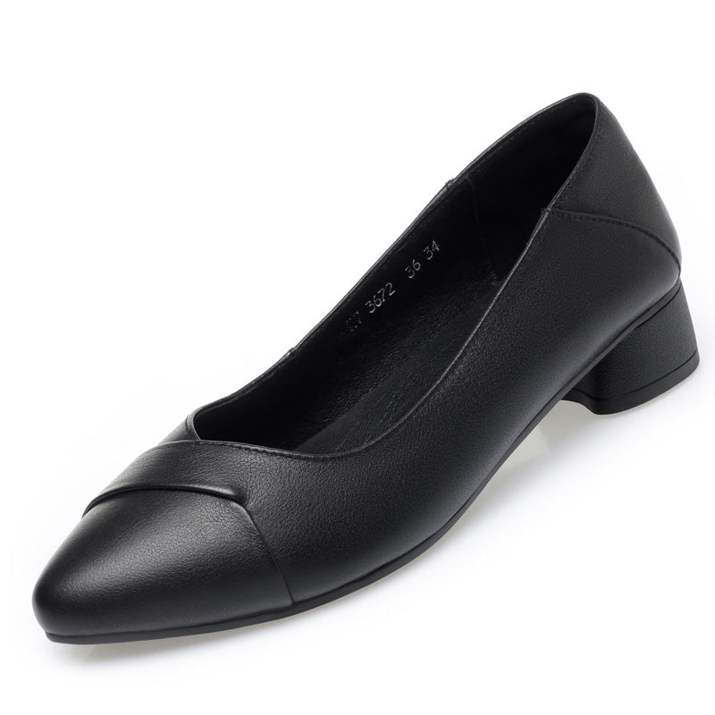 Damen Elegante Pumps mit geschmackvollem Rüschendetail und komfortablem Blockabsatz
