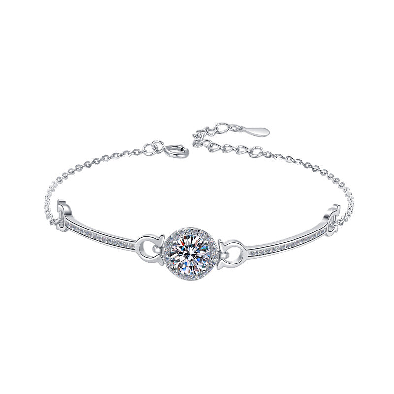 Damenarmband mit funkelndem Kristall und eleganter Zirkonia-Einfassung Shop Nory