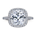 Damen Verlobungsring mit prachtvollem floralen Design und funkelndem Edelsteinbesatz Shop Nory
