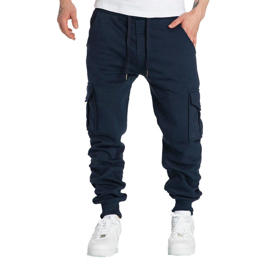 Herren Cargo-Jogginghose mit elastischem Bund und praktischen Seitentaschen