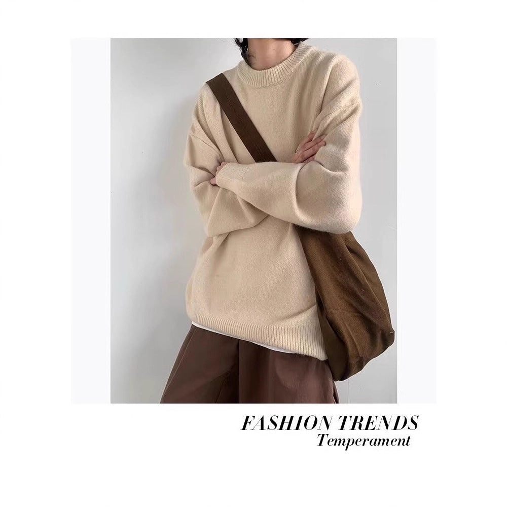 Damen Eleganter Oversized Pullover Shop Nory