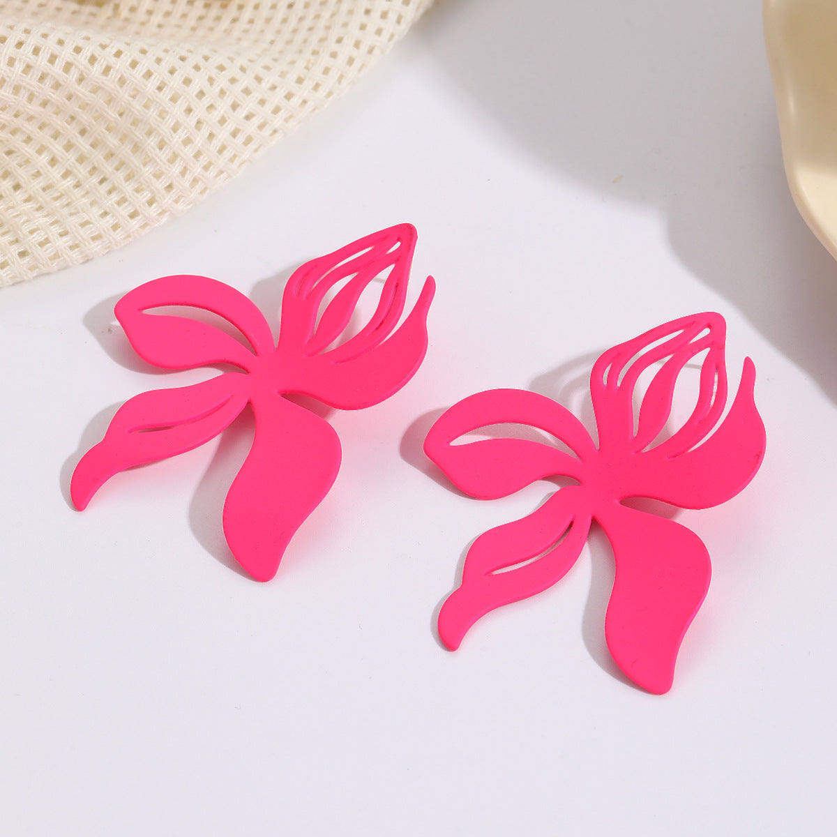 Damen Ohrclips im floralen Größen-Look Shop Nory