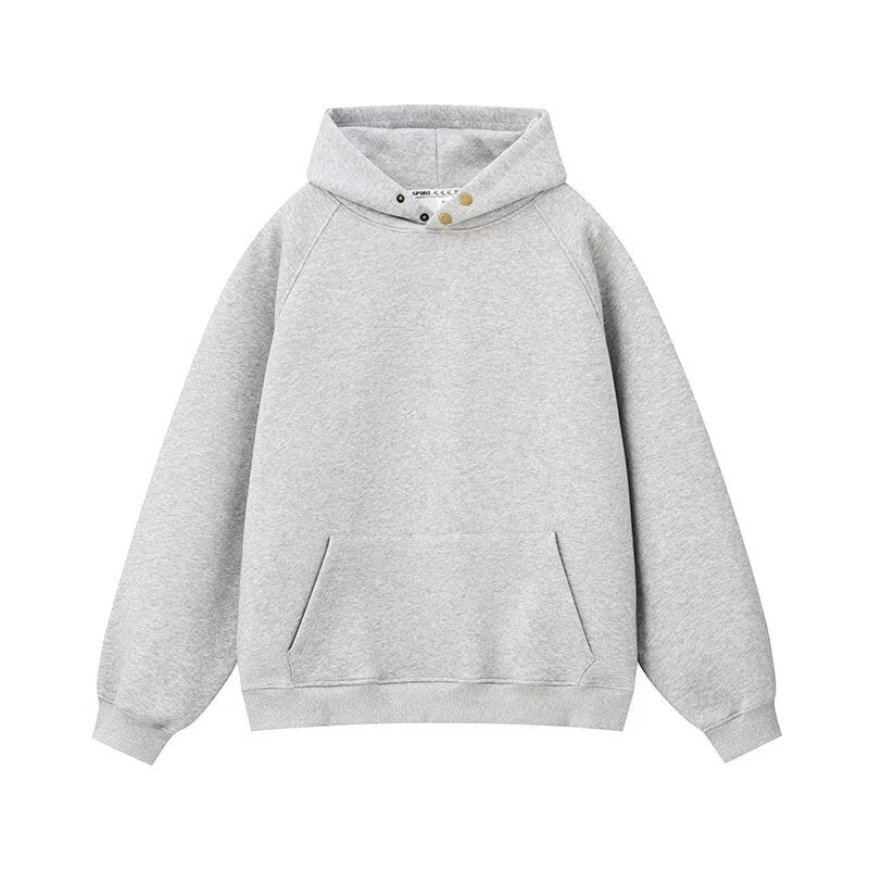 Unisex Gefütterter Oversized Kapuzenpullover mit Kängurutasche Shop Nory