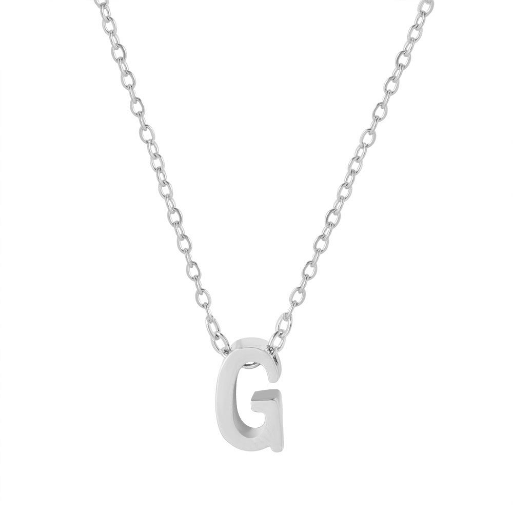 Damen personalisierte Initial Anhänger Halskette Shop Nory