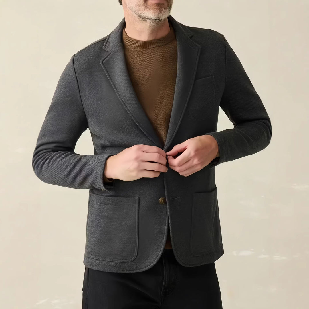 Damen Elegante Wollblazer mit Herbstschnitt