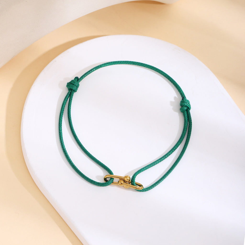 Damen elegantes und verstellbares Armband mit praktischem Verschluss Shop Nory