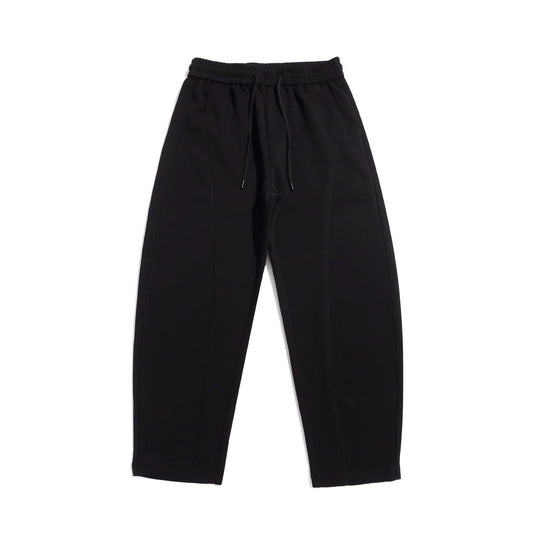 Damen Cropped-Joggerhose mit Ziernähten, hohem Elastikbund und Eingrifftaschen Shop Nory