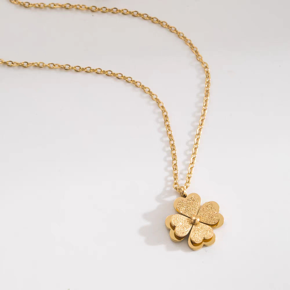 Frauen Blumen Charm Anhänger Halskette Shop Nory