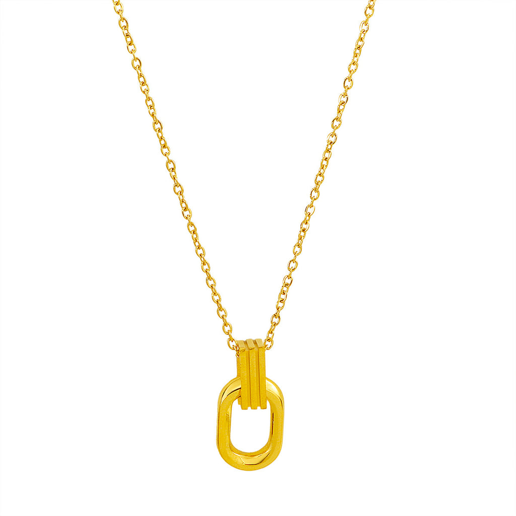 Damen elegante Halskette mit modernem, minimalistischen Design Shop Nory