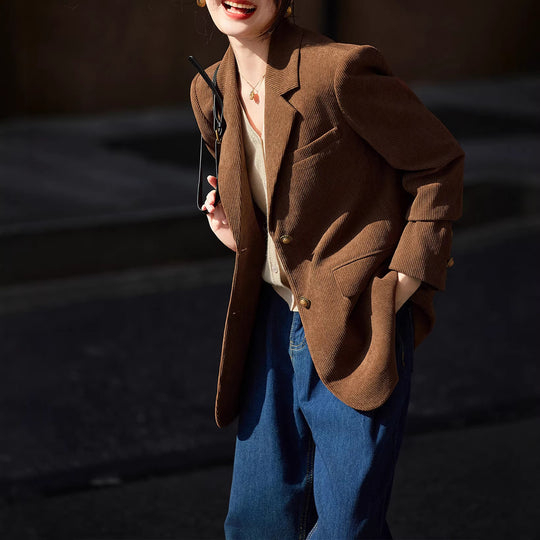 Damen modischer Cordblazer Shop Nory