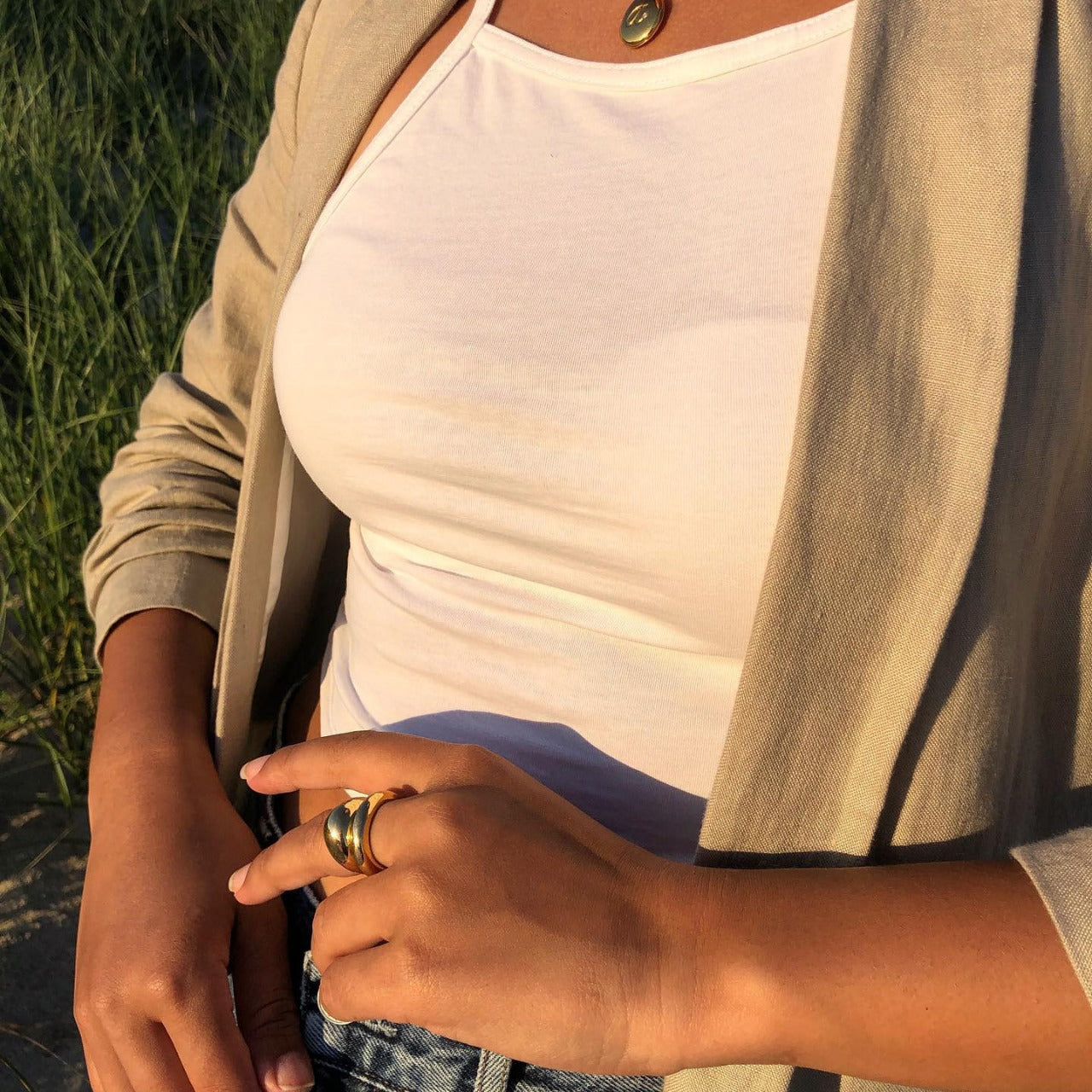 Damen eleganter minimalistischer Ring Shop Nory