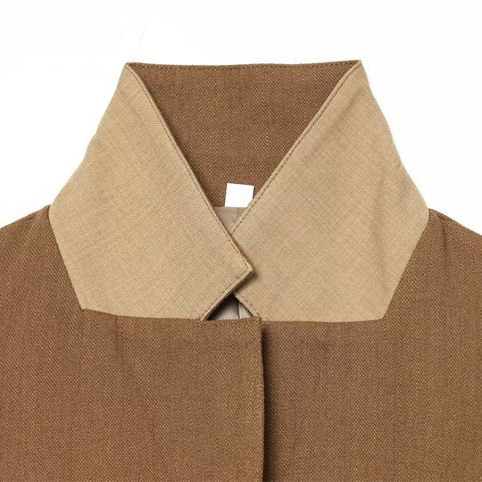 Damen Taillierte Woll-Reitjacke mit Stehkragen und Pattentaschen Shop Nory