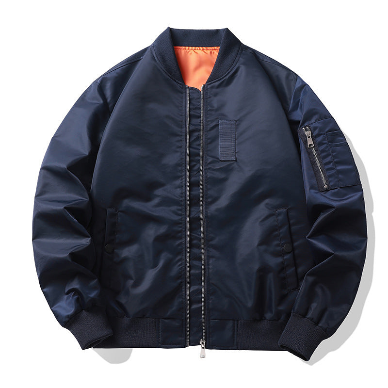 Herren Leichte Flieger-Bomberjacke mit wasserabweisender Shell und Kontrastfutter Shop Nory