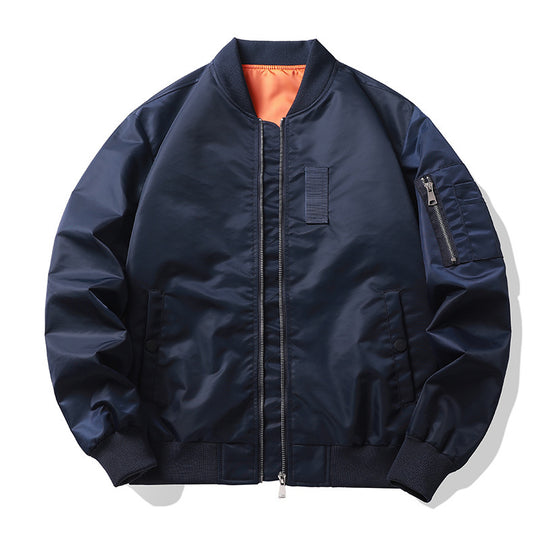Herren Leichte Flieger-Bomberjacke mit wasserabweisender Shell und Kontrastfutter Shop Nory