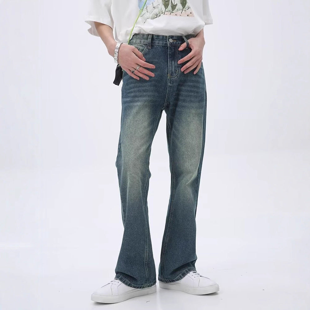 Herren Lässige Hochtaillierte Jeans Shop Nory