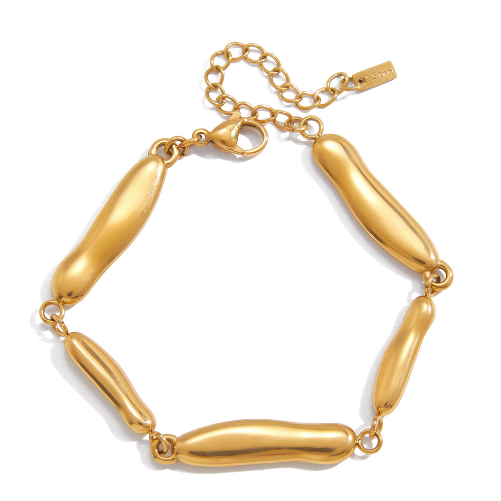 Damen Armreif mit ergonomischem Design aus hypoallergenem Edelstahl Shop Nory
