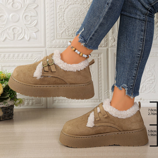 Damen Gefütterte Schnür‑Sneaker mit Kunstfellfutter und Plateau‑Sohle Shop Nory