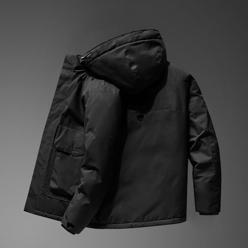 Herren Technischer Parka mit wasserdichter Softshell-Außenhülle und gesteppter Thermoisolierung Shop Nory