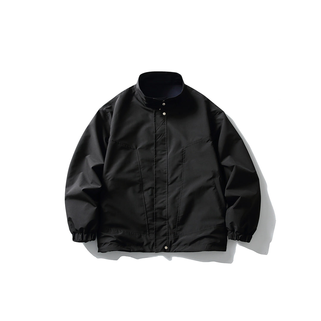 Unisex Leichte wind- und wasserabweisende Oversize‑Boxy‑Jacke mit Stehkragen und elastischem Saum Shop Nory