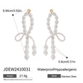 Damen Ohrhänger mit elegantem Perlen-Design und hypoallergener Edelstahlverarbeitung Shop Nory