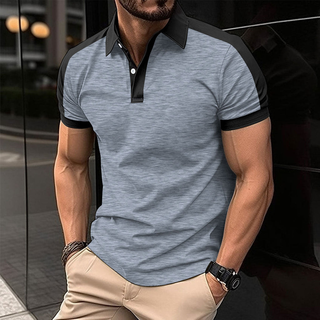 Großes Twill-Poloshirt