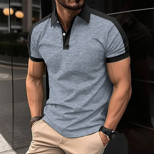 Großes Twill-Poloshirt