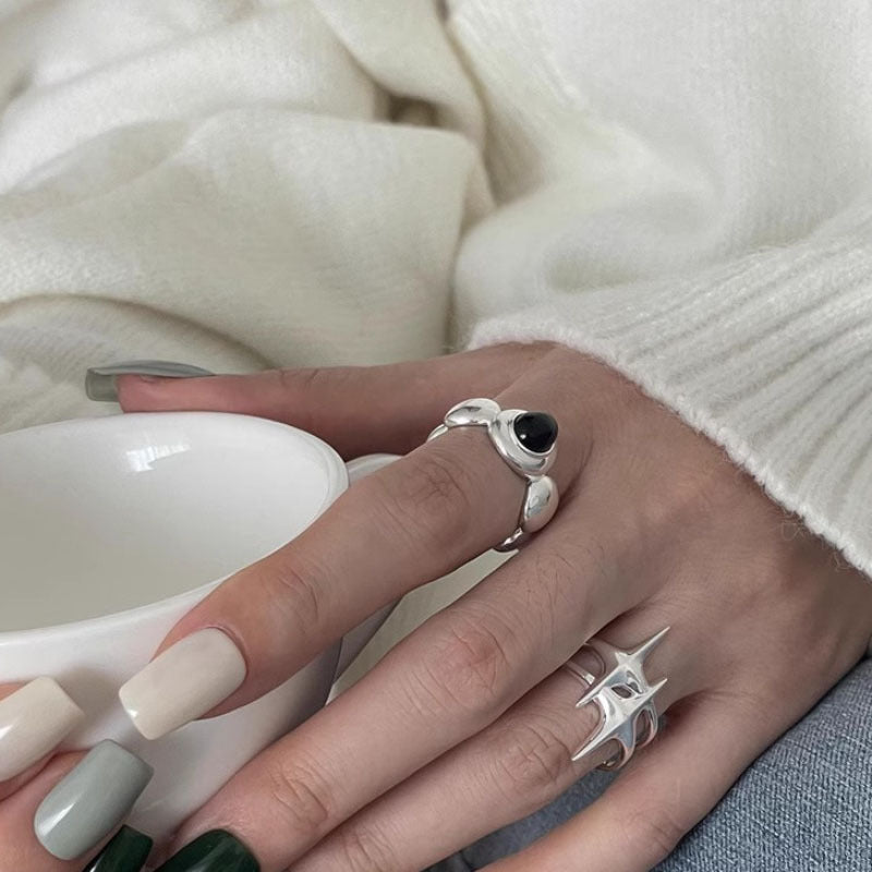 Damen Statement-Ring mit modernem Design und geometrischen Elementen Shop Nory